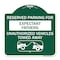 Signmission Reserved Parking for Expectant Fathers Unauthorized Vehicles Towed Away, A-DES-GW-1818-23107 A-DES-GW-1818-23107 - alternate 1